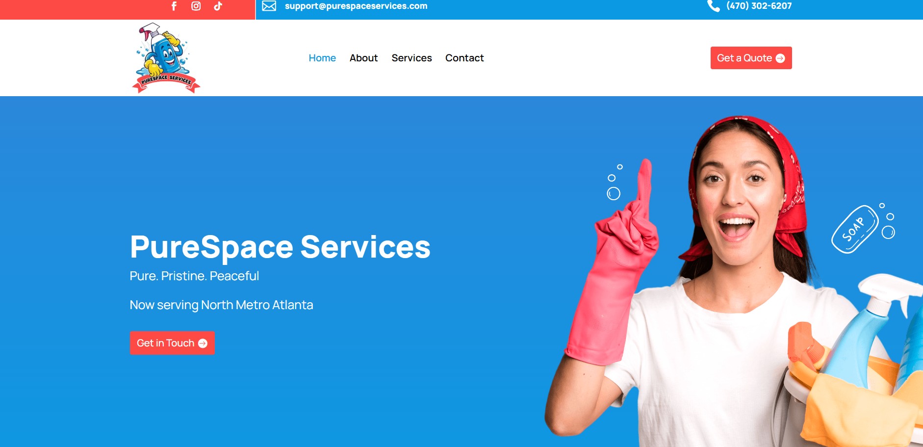 PureSpace website